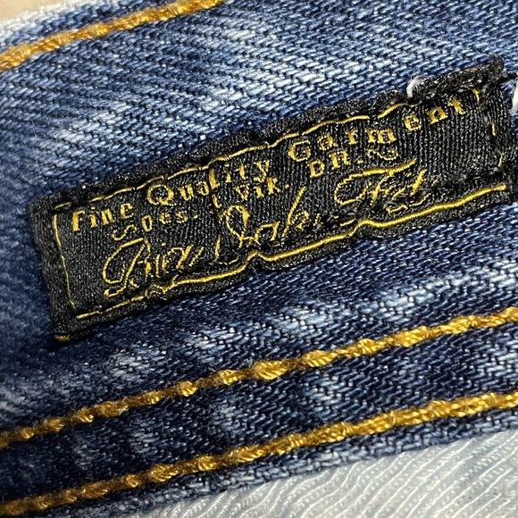 AKOO Jeans Men’s 32 No Rivals Big Oak Fit Distressed Acid Wash Modern Designer - Picture 11 of 11